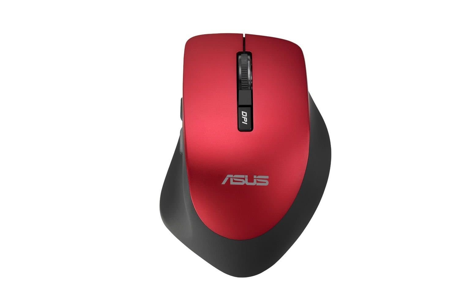 Мишка Asus WT425, оптична (1600 dpi), безжична, USB, червена
