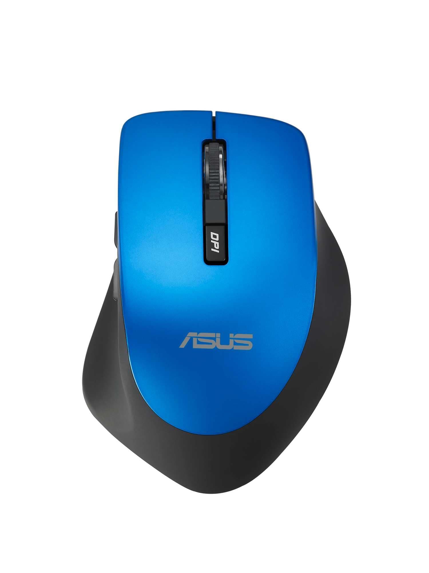 Мишка Asus WT425, оптична (1600 dpi), безжична, USB, синя