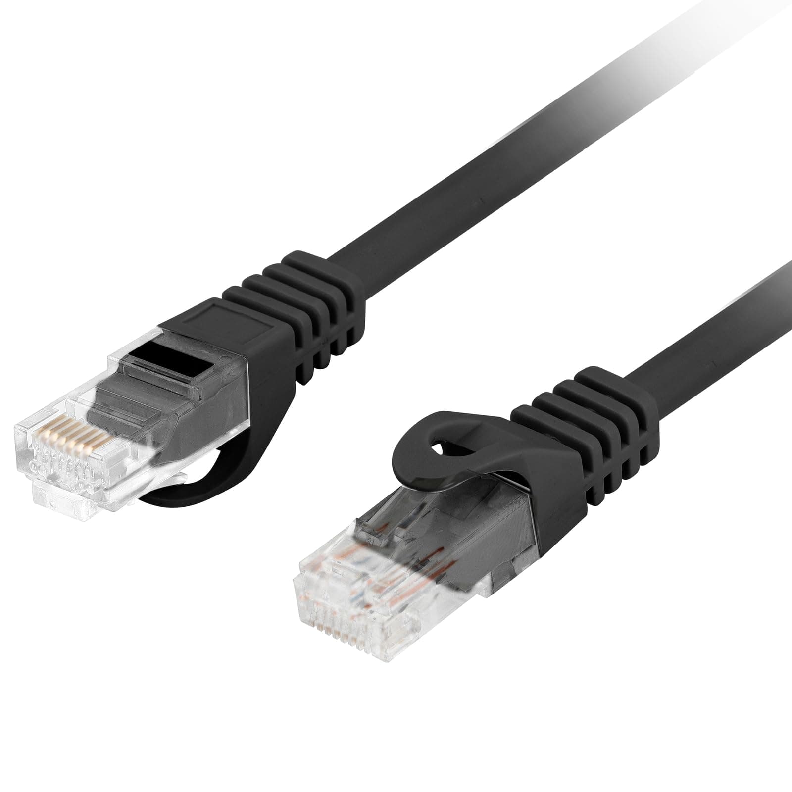 Lanberg patchcord CAT.6 utp lszh cu 0.25m black fluke passed