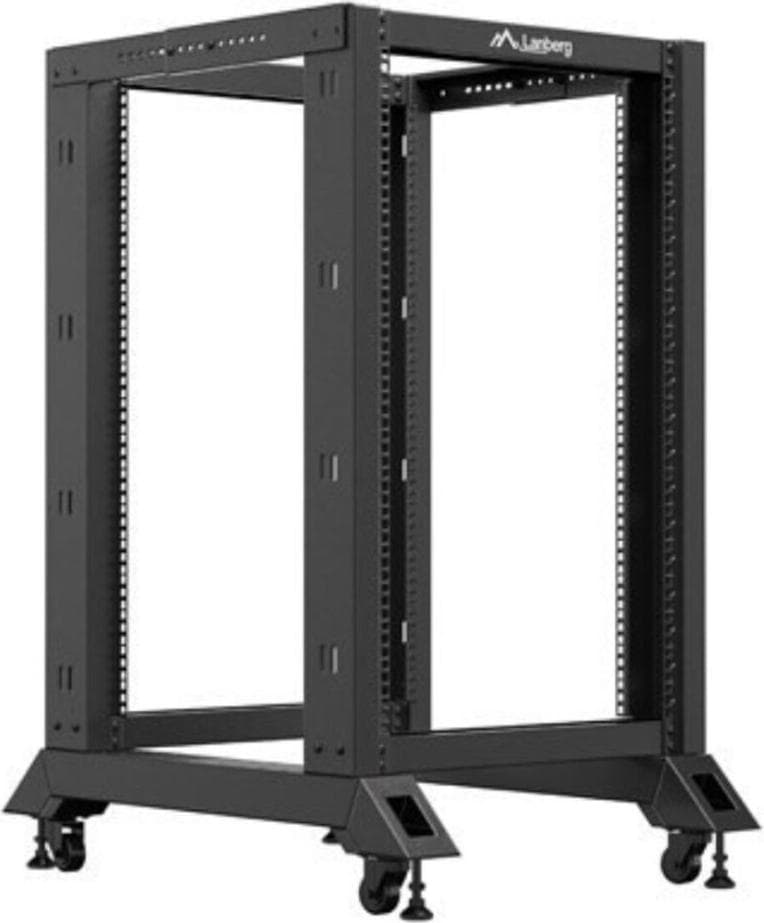 Lanberg open rack 19" 18U 600x800 black