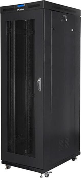 Lanberg rack cabinet 19" free-standing 27U/800x1200 (flat pack) with mesh door lcd black