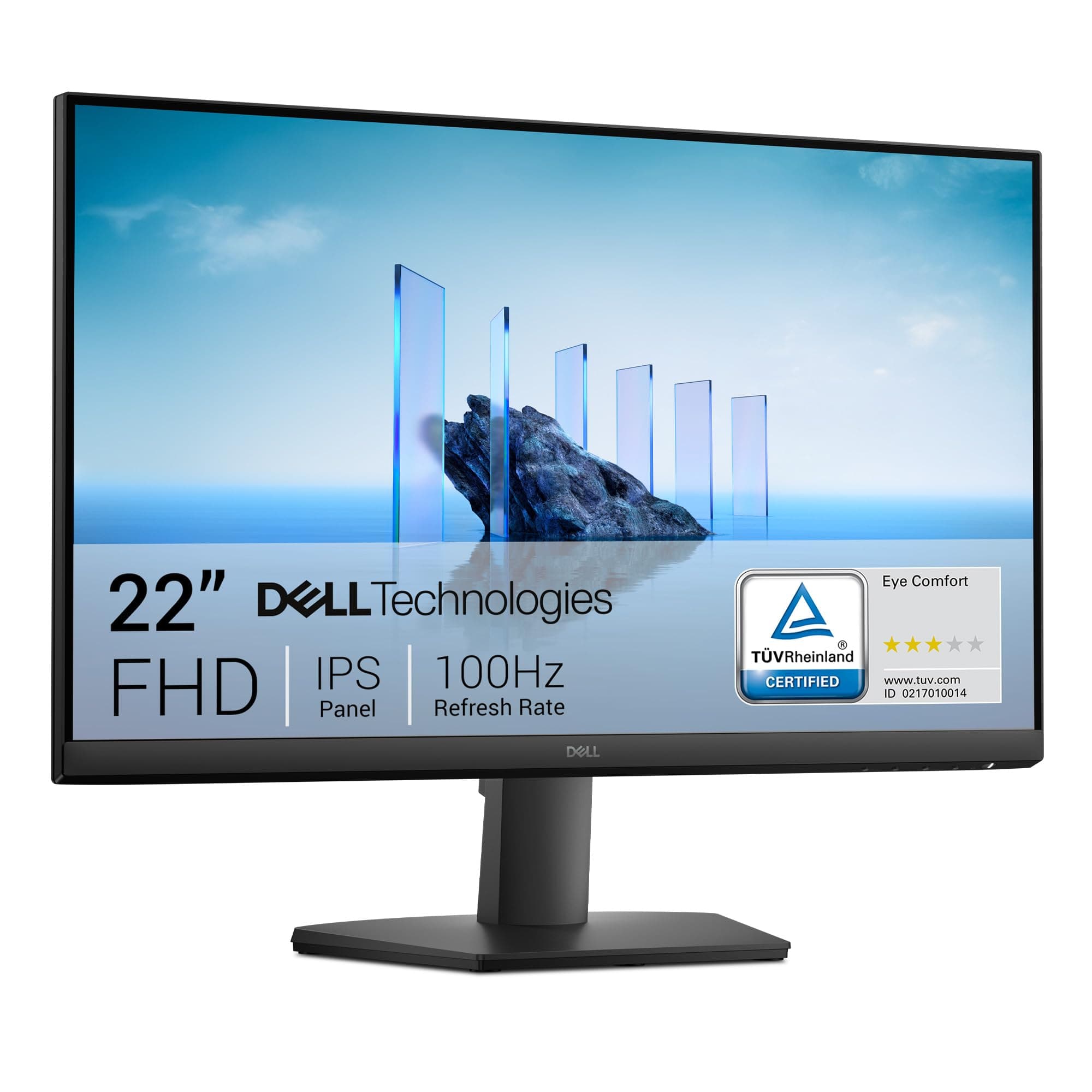 Dell SE2225HM, 21.4" Wide LED, VA Anti-Glare, 5ms, 75 Hz, 3000:1, 250 cd/m2, FullHD 1920x1080, ComfortView, HDMI, VGA, Tilt, Black