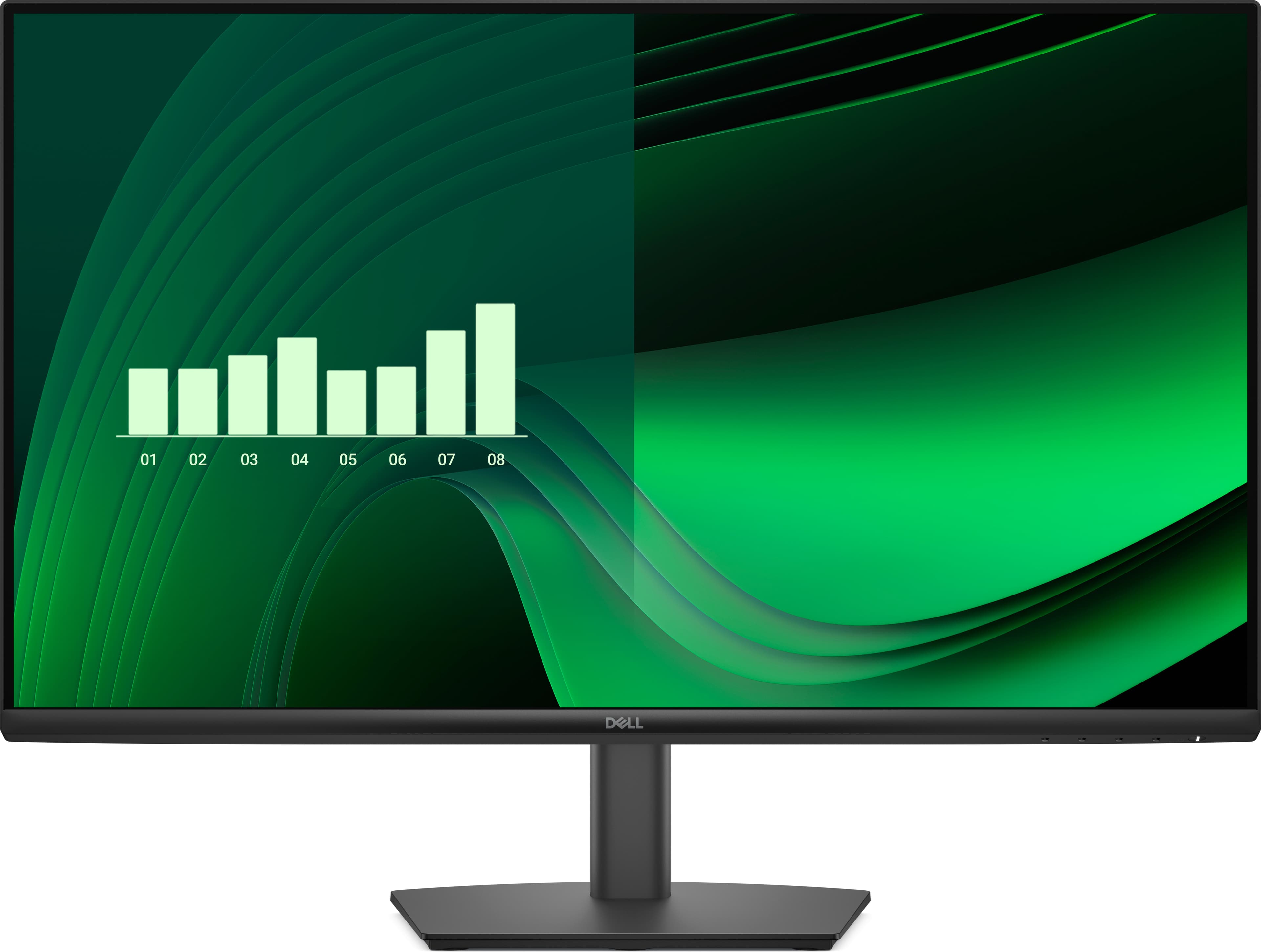 Dell E2725HM, 27" Edge LED Anti-Glare, IPS Panel, 5ms GTG, 100 Hz, 1000:1, 300 cd/m2, Full HD 1920x1080, VGA, HDMI, Display Port, Tilt, Black