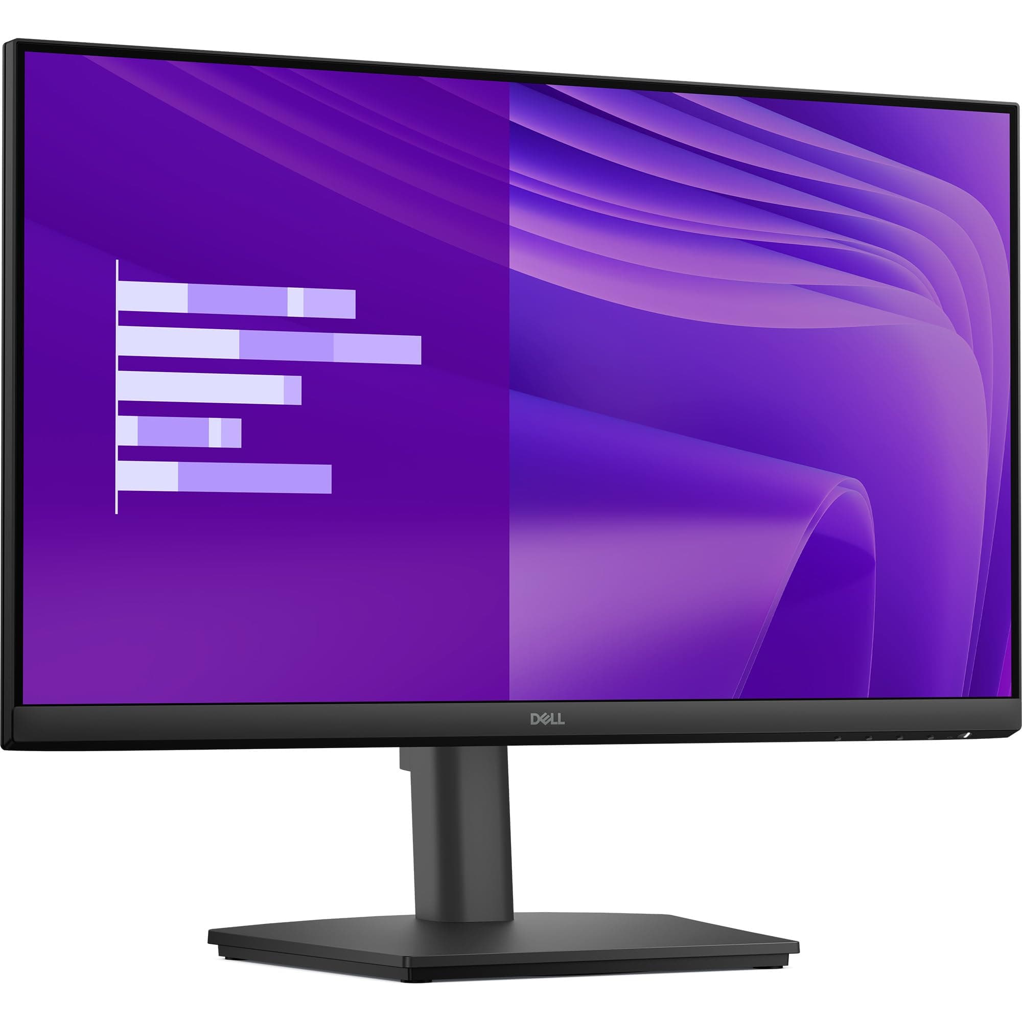 Dell E2425HSM, 23.8" Edge LED Anti-Glare, IPS Panel, 5ms GTG, 100 Hz, 1000:1, 250 cd/m2, Full HD 1920x1080, VGA, HDMI, Display Port, Speacers, Height-Adjustable, Pivot, Swivel, Tilt, Black