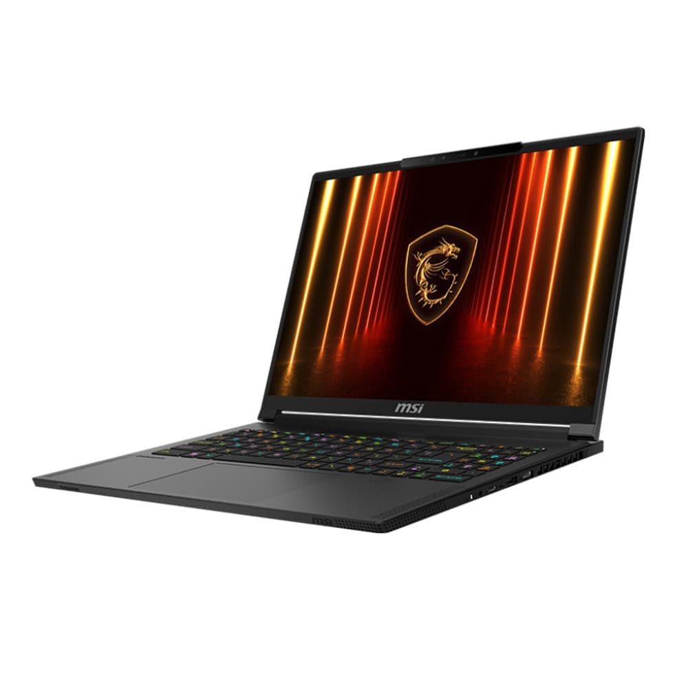 MSI Stealth A16 AI+ A3XWHG, NVIDIA GeForce RTX 5070 Ti 12GB GDDR7 992 AI TOPS, AMD Ryzen AI 9 HX 370 (12C, 24T, Up to 5.1 GHz 24MB L3), 16" 16:10 QHD+(2560x1600) OLED, 240hz, 1ms, 32GB DDR5 LPDDR5x-7500, 2TB PCIe Gen4x4 SSD, Wi-Fi 7, Windows 11 Home