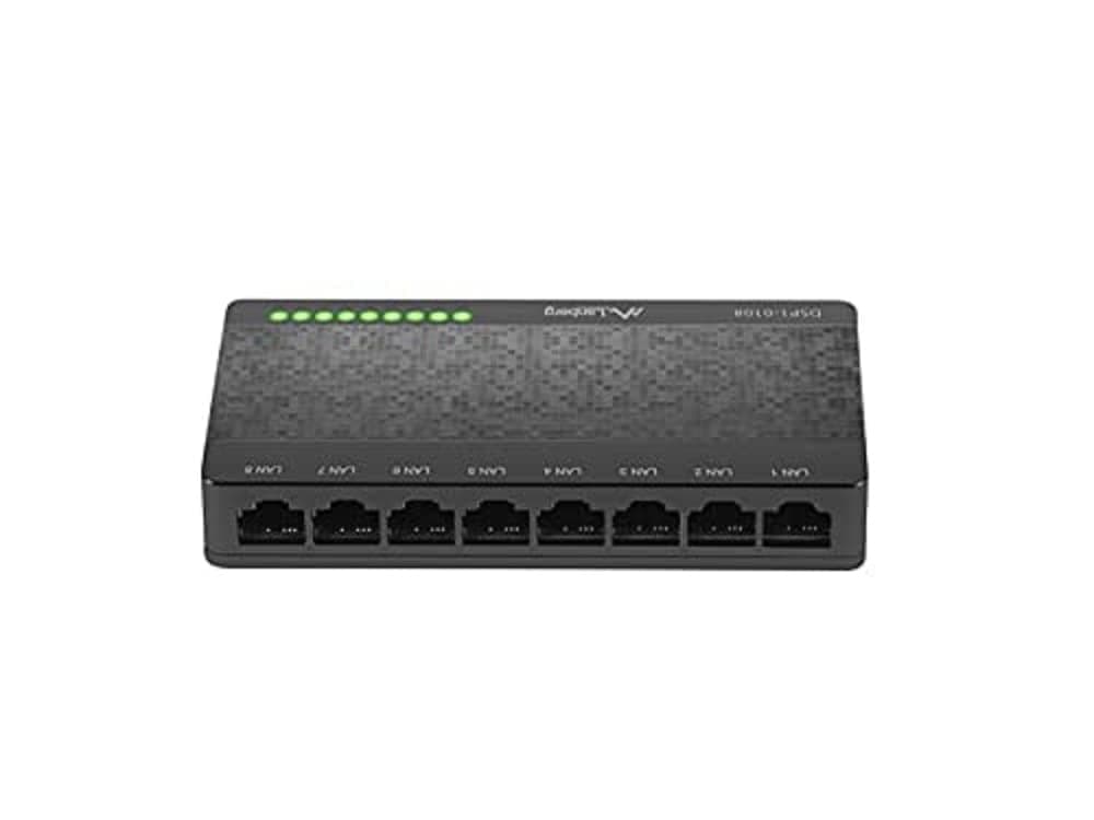 Lanberg switch DSP1-0108 8-port, 100MB/s