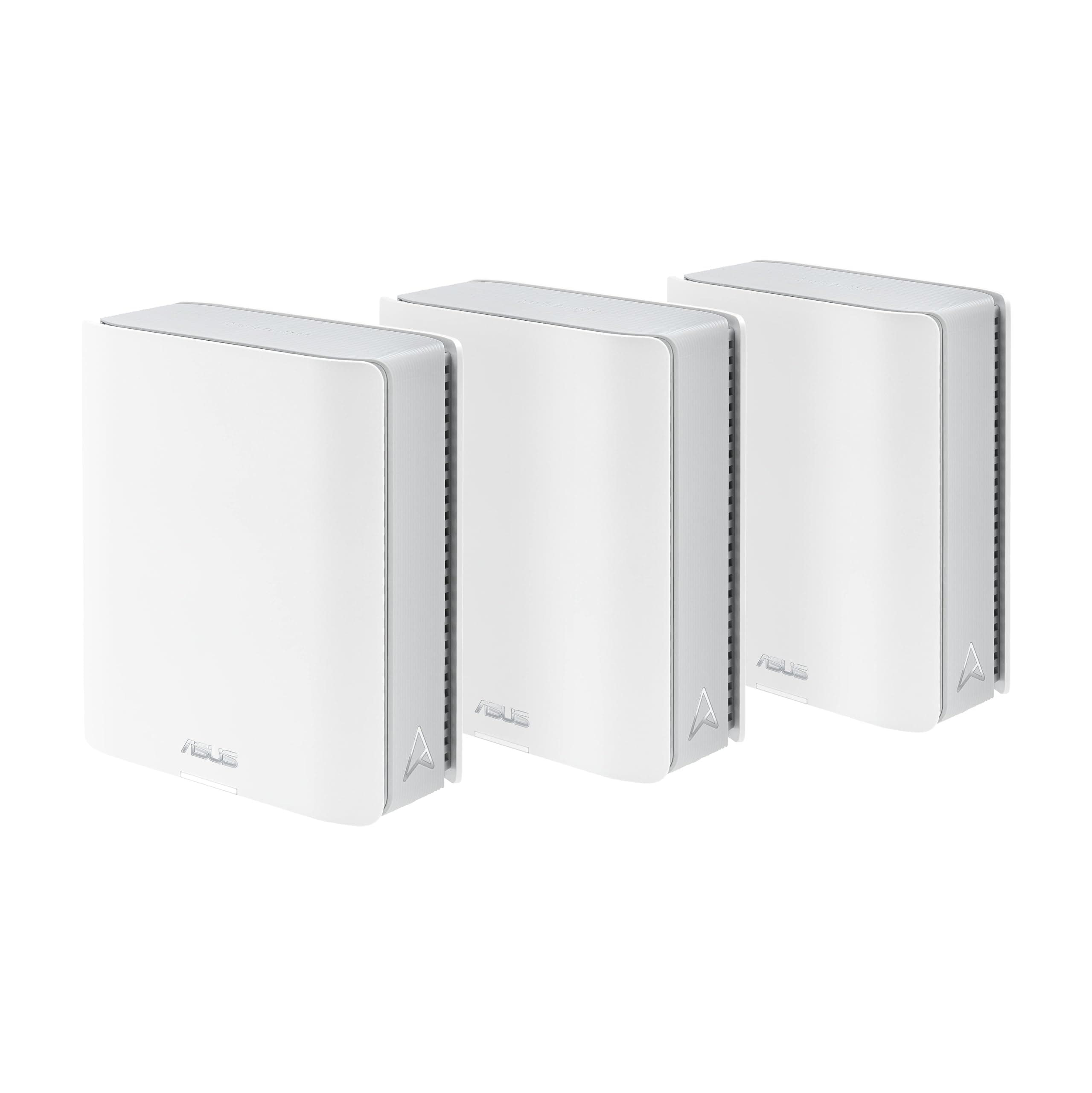 Asus Mesh WiFi system, ZenWiFi BT10 3PK, BE18000, Tri-Band, up to 810m2, Quad-Core 2.0GHz CPU, 256MB/2GB Flash/RAM, 10G dual-port, Smart Home Master SSIDs, AiProtection Pro, Adaptive QoS, VPN server/client, IPTV, OFDMA, Beamforming, AiMesh, White