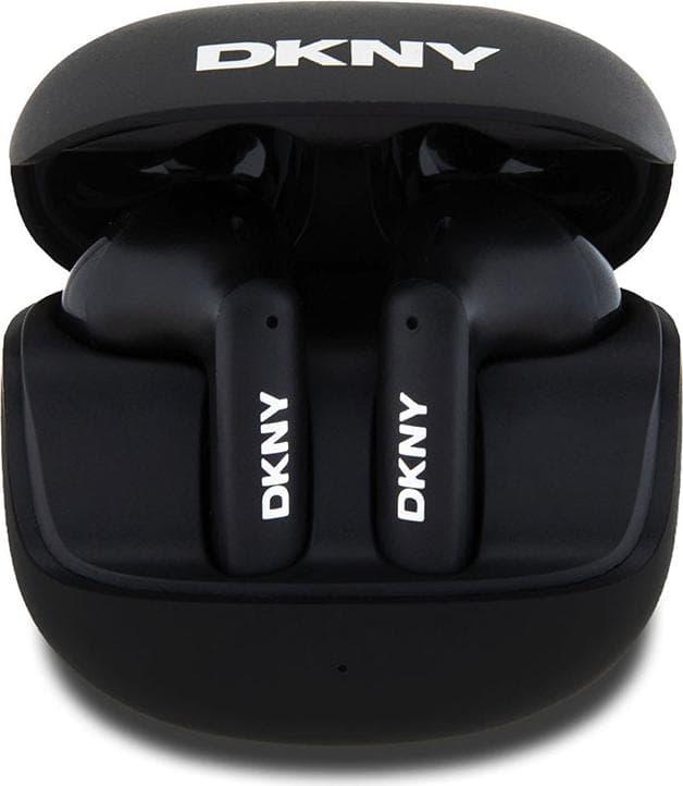 Слушалки DKNY Satiny Finish, безжични, Bluetooth, микрофон, до 6 часа време на работа, черни