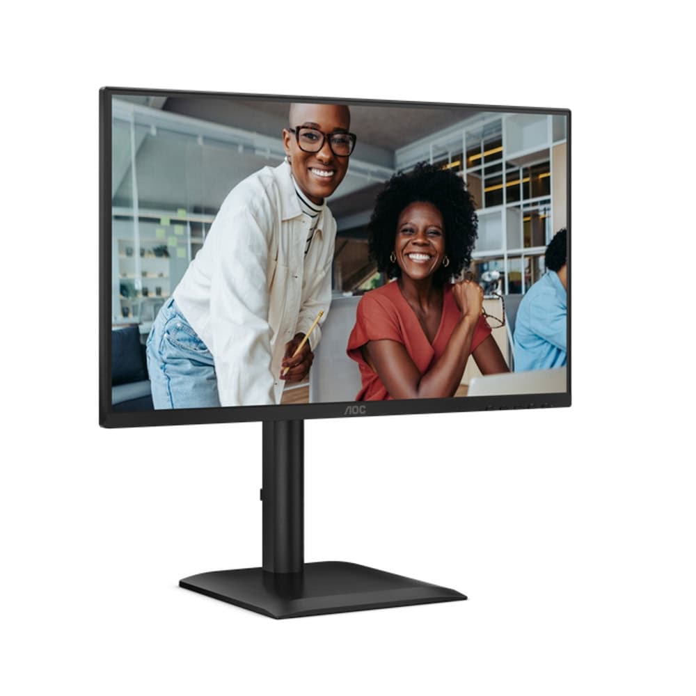 AOC 24E4U, 23.8" IPS WLED, 1920x1080@120Hz, 4ms GtG, 300cd m/2, 1500:1, 20M:1 DCR, Adaptive Sync, FlickerFree, Anti Blue Light, 2Wx2, Tilt, Height Adjust, Pivot, Swivel, D-SUB, HDMI, DP, USB Hub