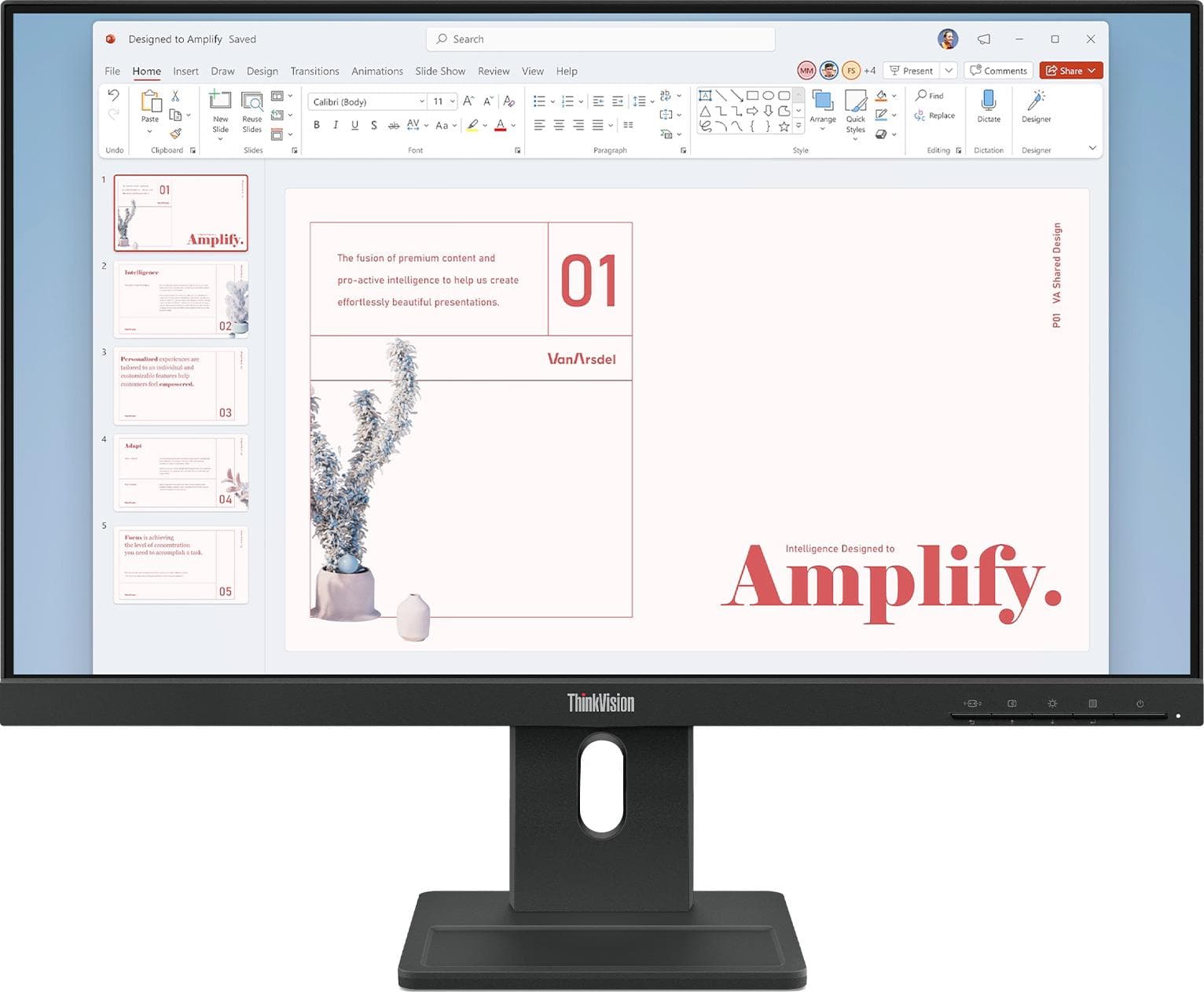 Lenovo ThinkVision E24-40 23.8" IPS, WLED, 1920x1080, 16:9, 4ms, 100Hz, 250 cd/m2, 1300:1, HDMI, DP, VGA, Speakers 2Wx2, Tilt, Swivel, Pivot, Height Adjust Stand