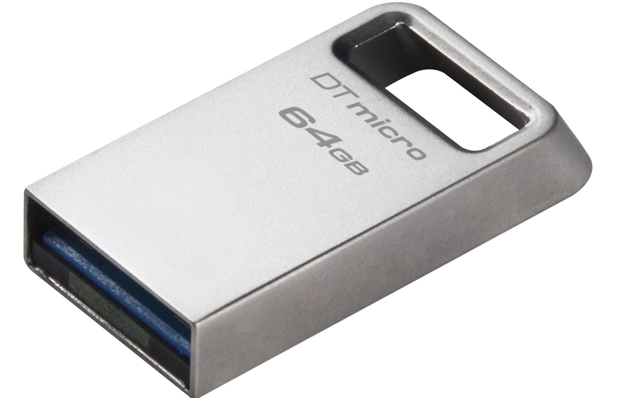 USB памет KINGSTON DataTraveler Micro, 128GB,USB-A 3.2 Gen 1, Сребрист