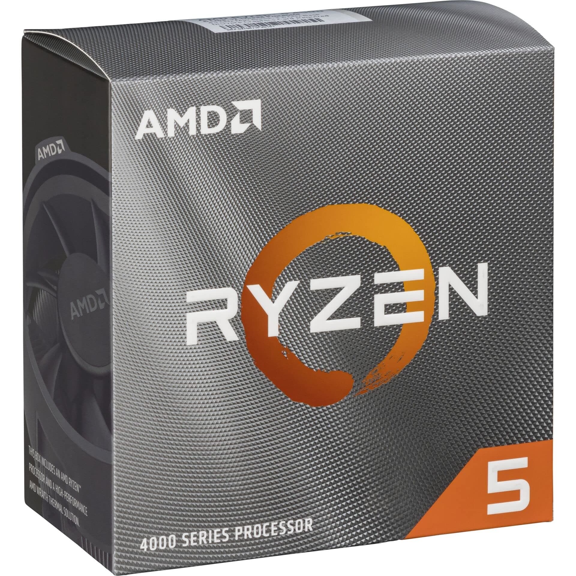 Процесор AMD Ryzen 5 4500, AM4 Socket, 6 Cores, 3.6GHz, 11MB Cache, 65W
