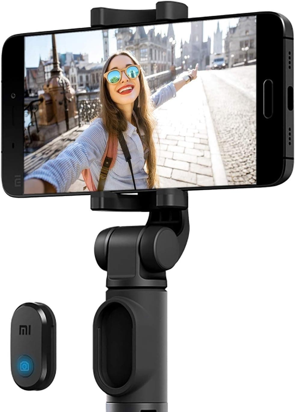 Селфи стик Xiaomi Mi Tripod, Bluetooth, черен