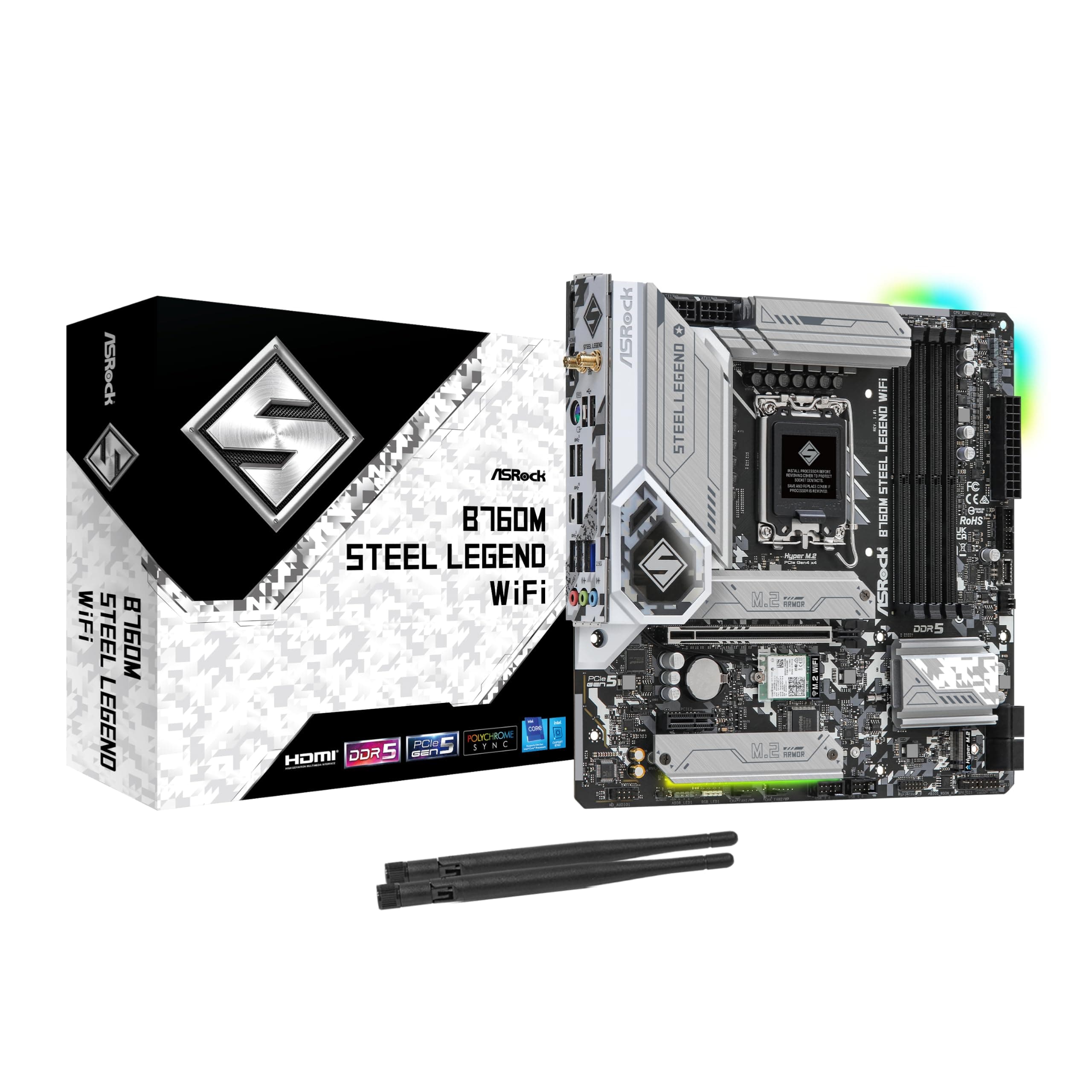 Дънна платка ASRock B760M Steel Legend WIFI DDR5