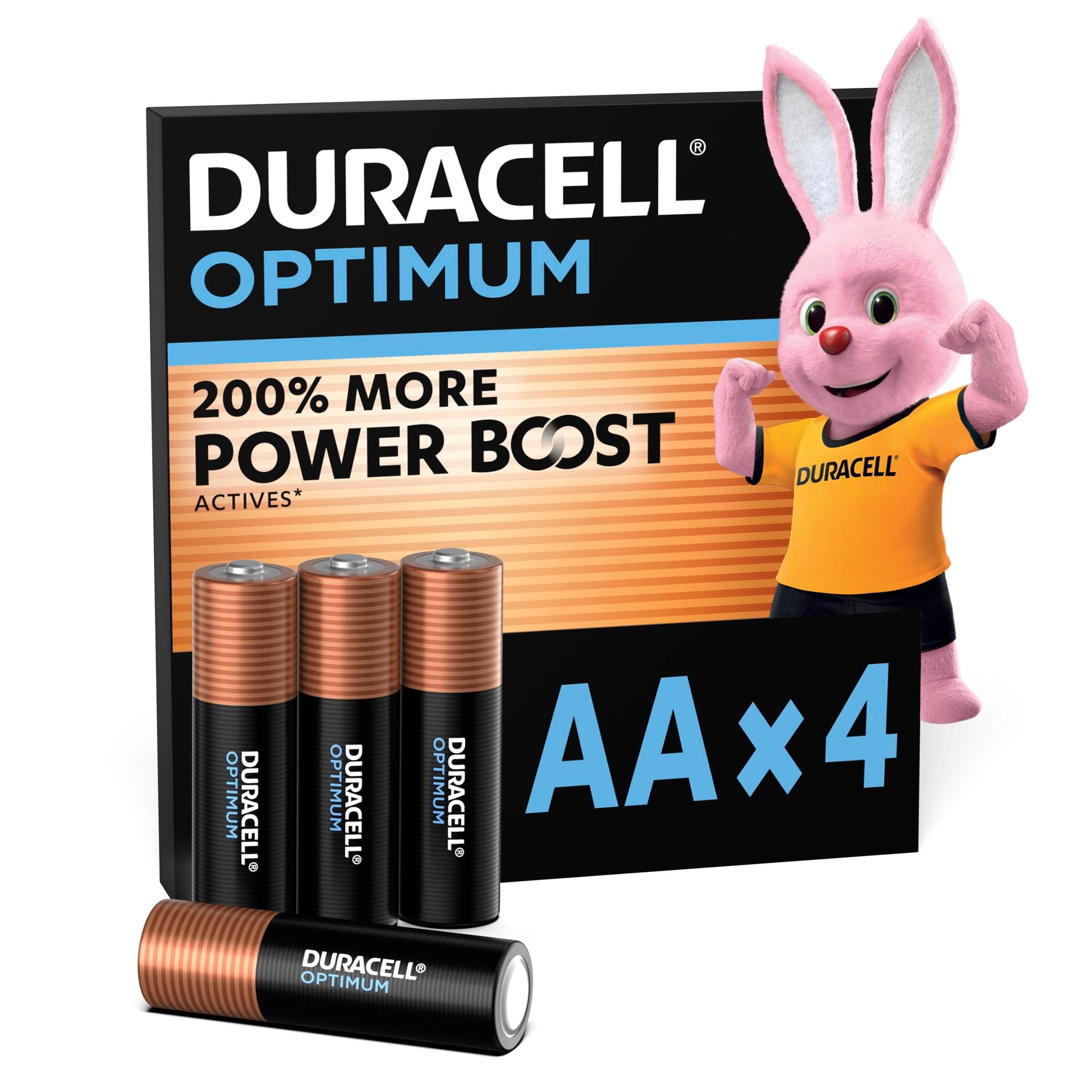 Алкална батерия DURACELL OPTIMUM LR6 /4 бр. в блистер/ 1.5V