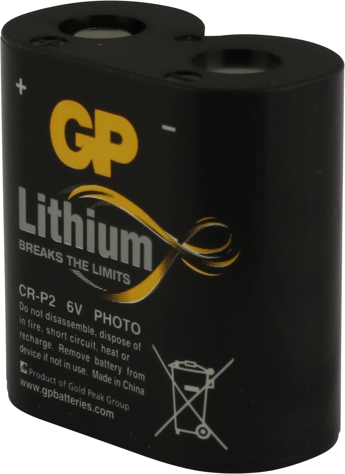 Фото литиева батерия GP CR-P2, 6V