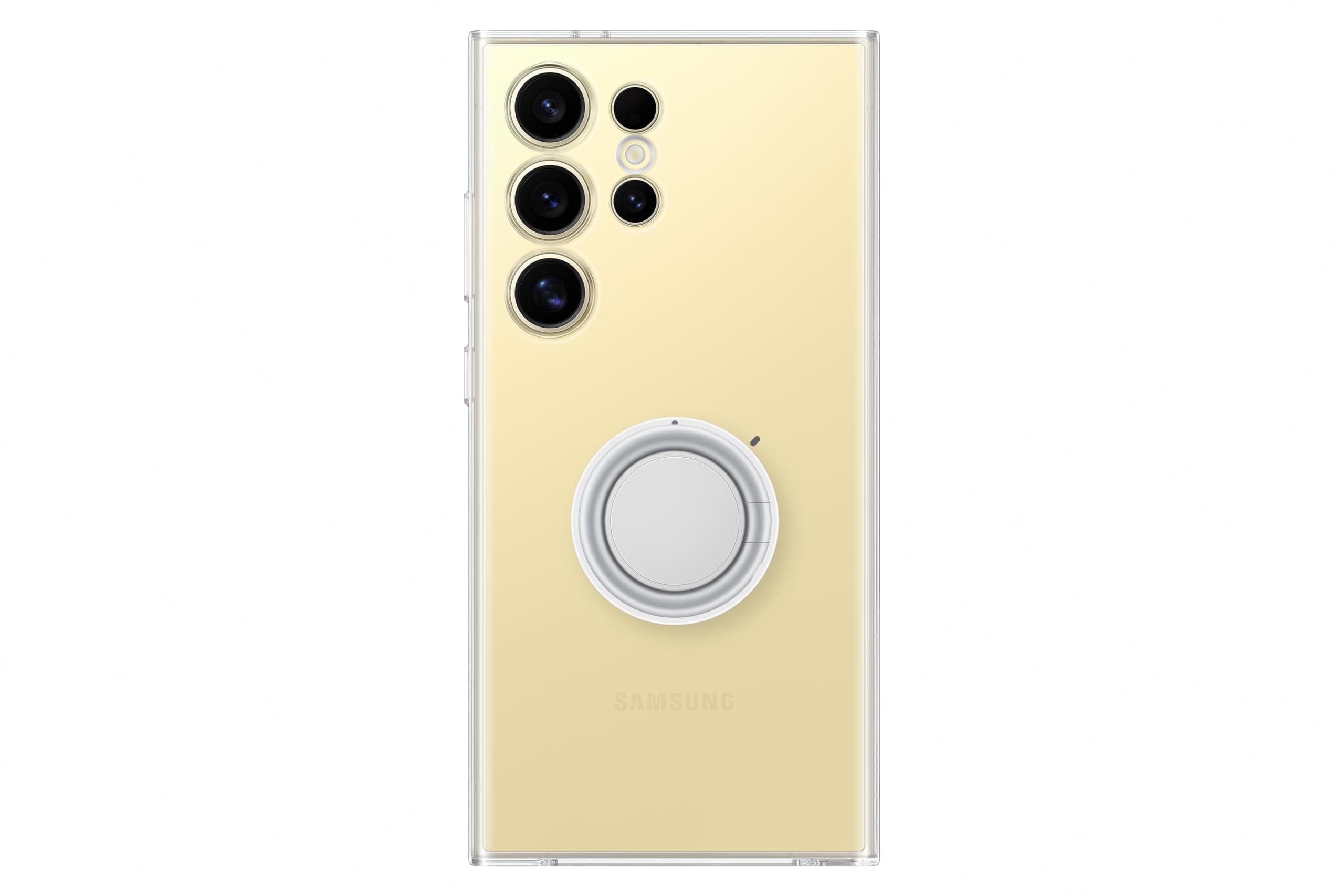 Калъф за Samsung Galaxy S24 Ultra, Samsung Clear Gadget, с пръстен, прозрачен