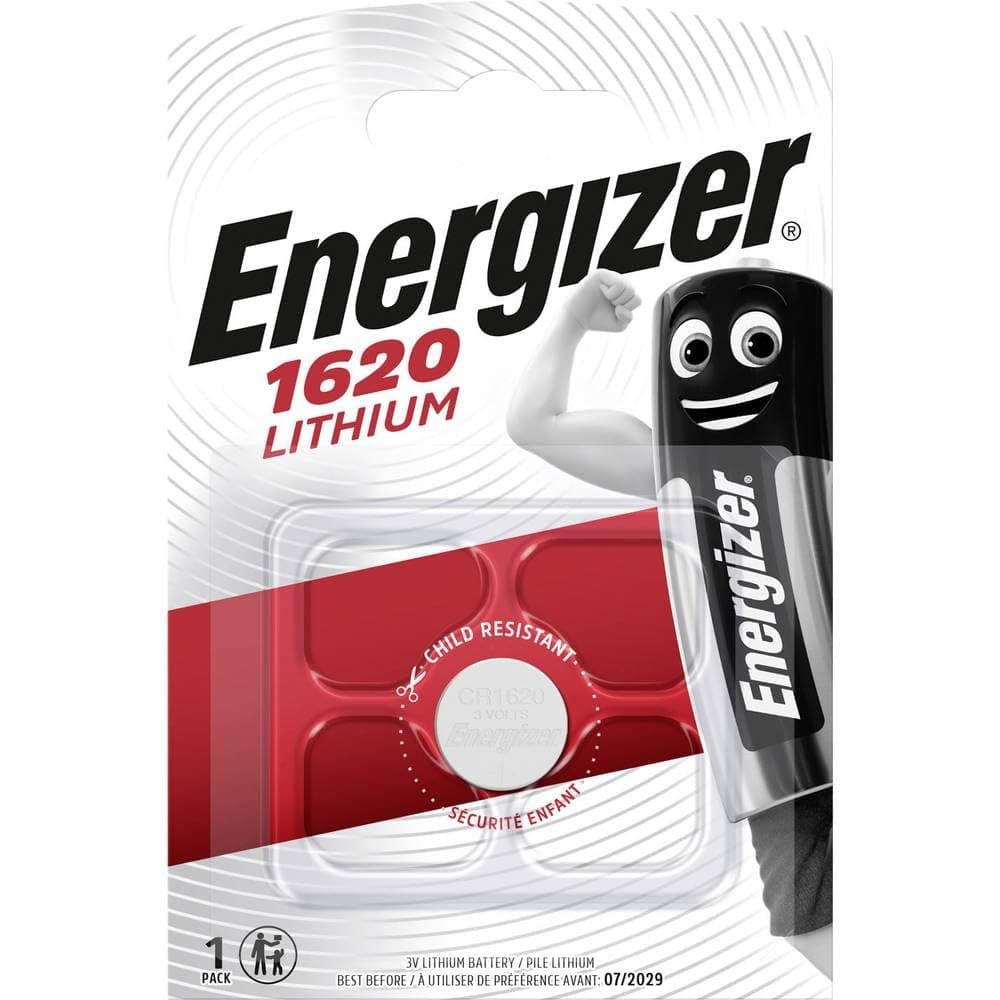 Бутонна батерия ENERGIZER CR-1620, 3V, Литиева