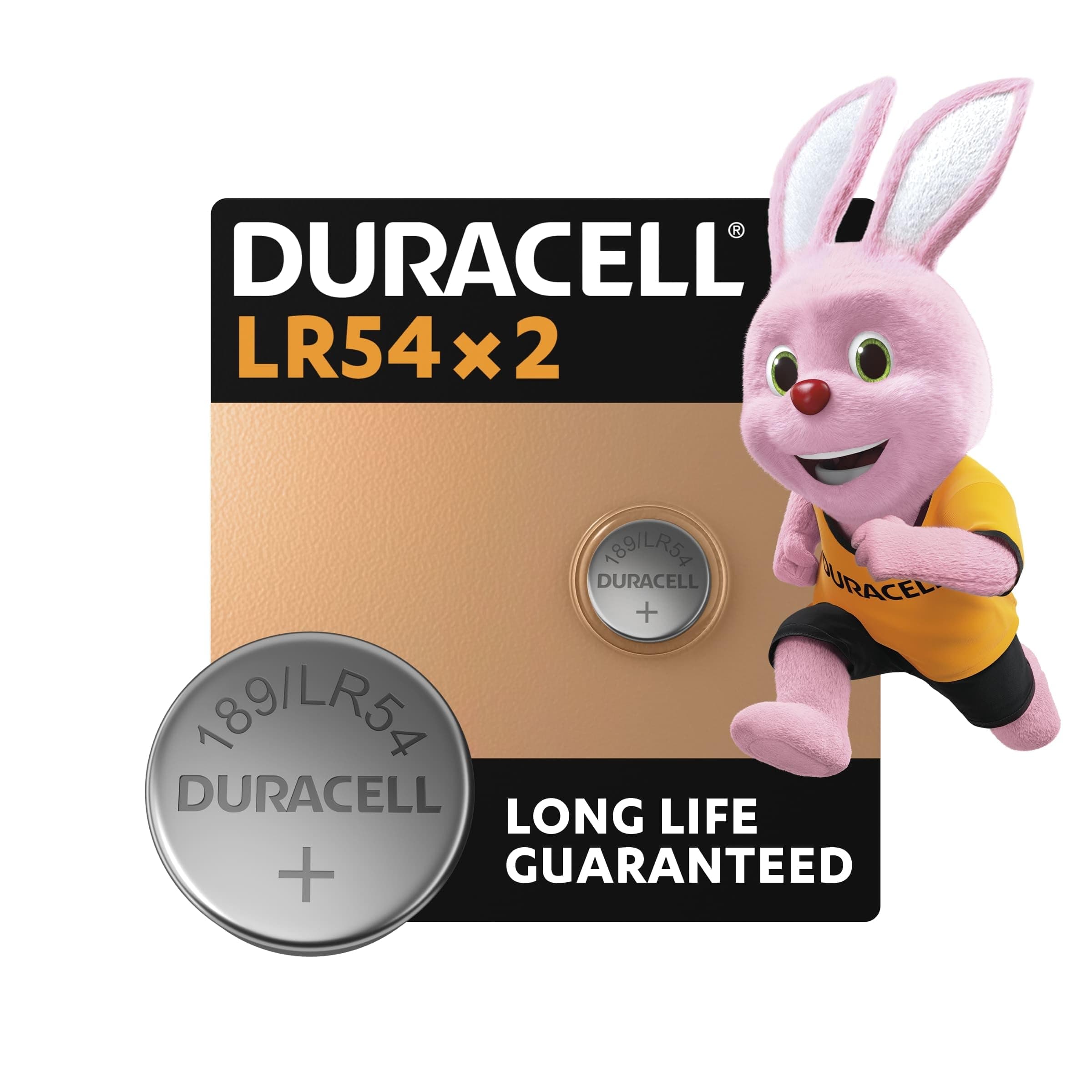 Батерия алкална DURACELL LR1130 LR54 AG10, 2pk блистер 1.5V