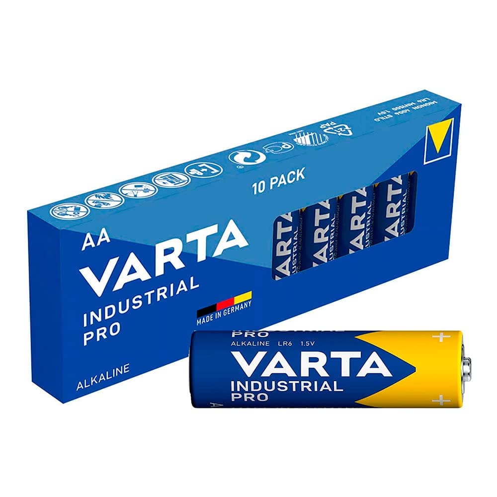 Алкални батерии индустриални LR6 AA 1,5V 10PK INDUSTRIAL PRO4006 VARTA