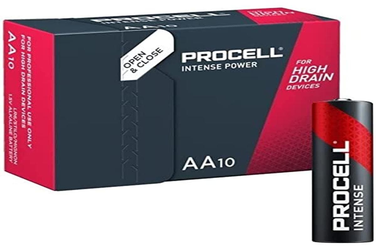 Алкална батерия LR6 1,5V AA 10pk опаковка INTENSE MX1500 PROCELL