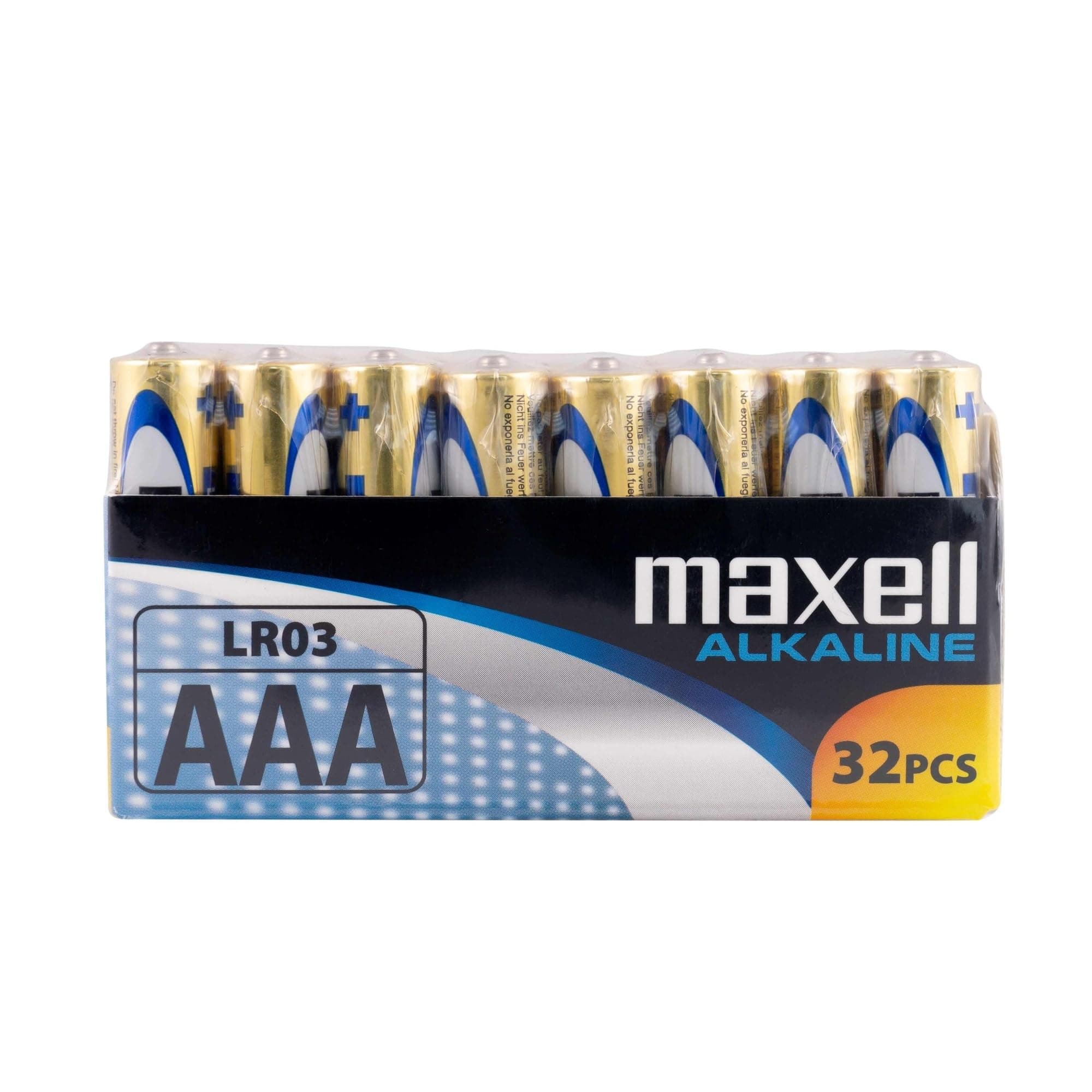 Алкални батерии MAXELL LR03 1,5V AAA 32 бр. pack