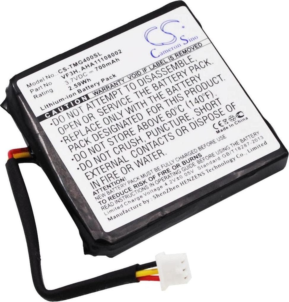 Батерия за GPS TomTom Go 400 4.3"Via 110 Europe VF3H VF3K 3,7V 700mAh LiIon Cameron Sino