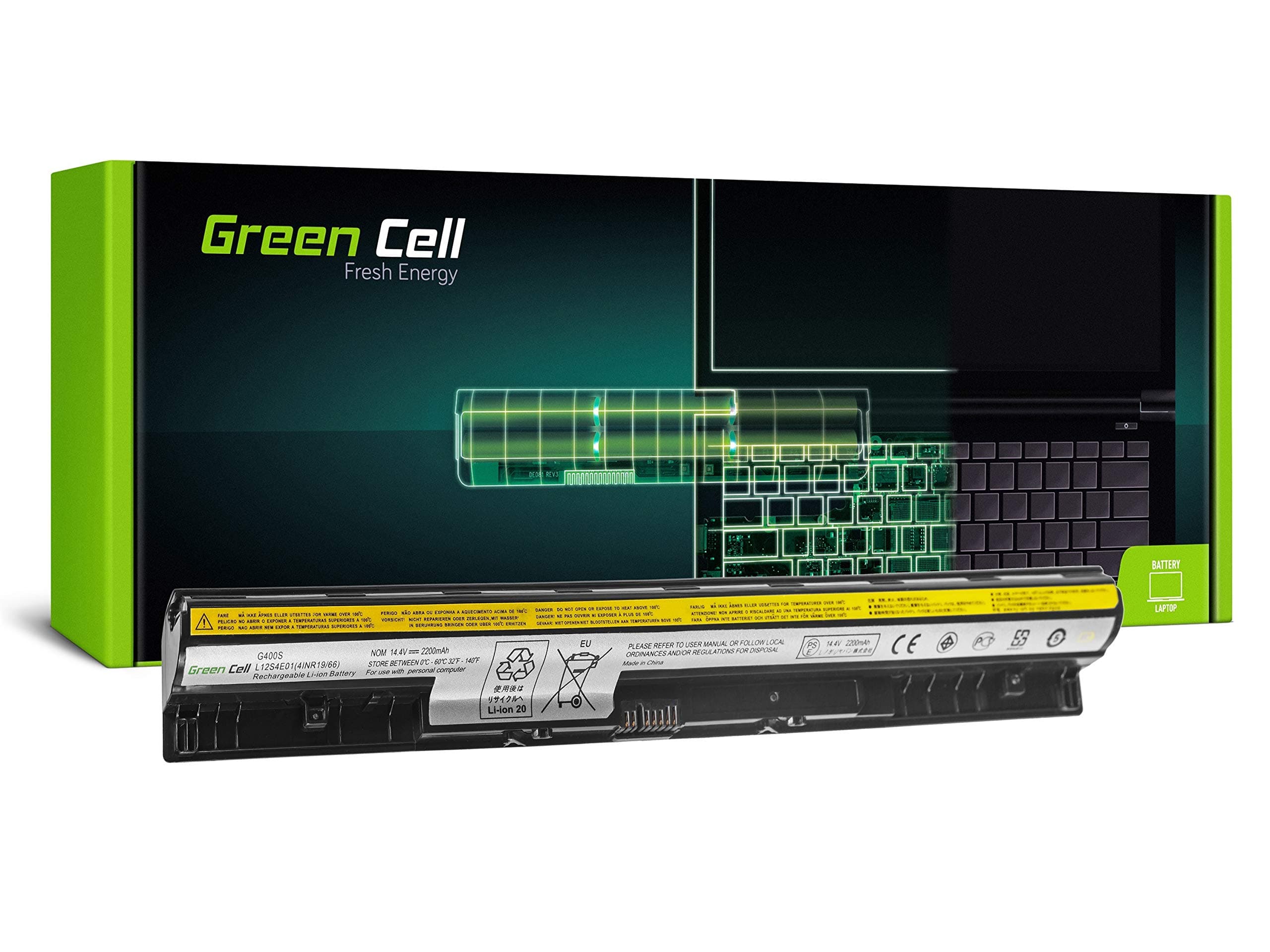 Батерия за лаптоп GREEN CELL, IBM Lenovo IdeaPad Z710, 14.8V, 2200mAh