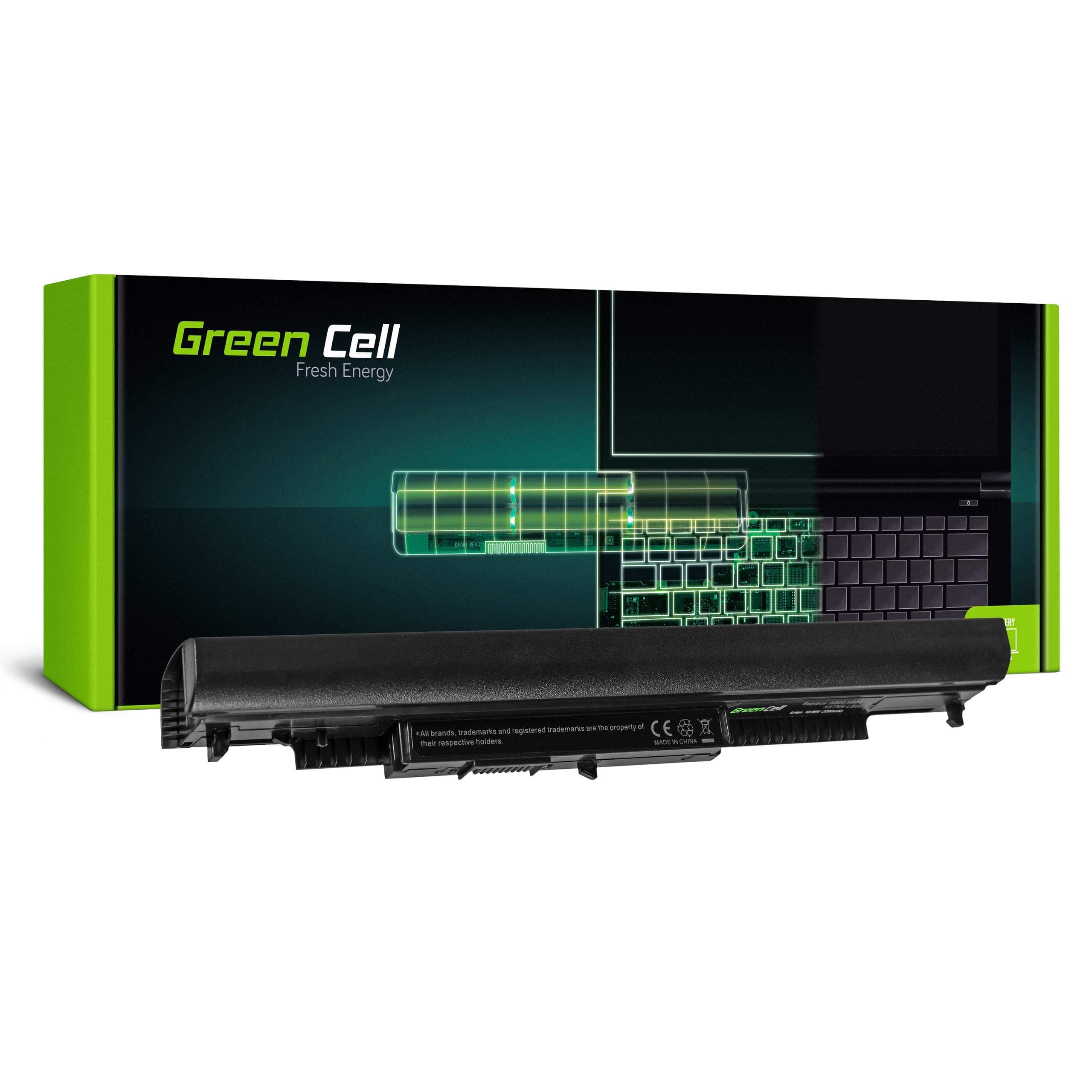 Батерия за лаптоп GREEN CELL, HS03 807956-001 for HP 14 15 17, HP 240 245 250 255 G4 G5, 11.1V, 2200mAh