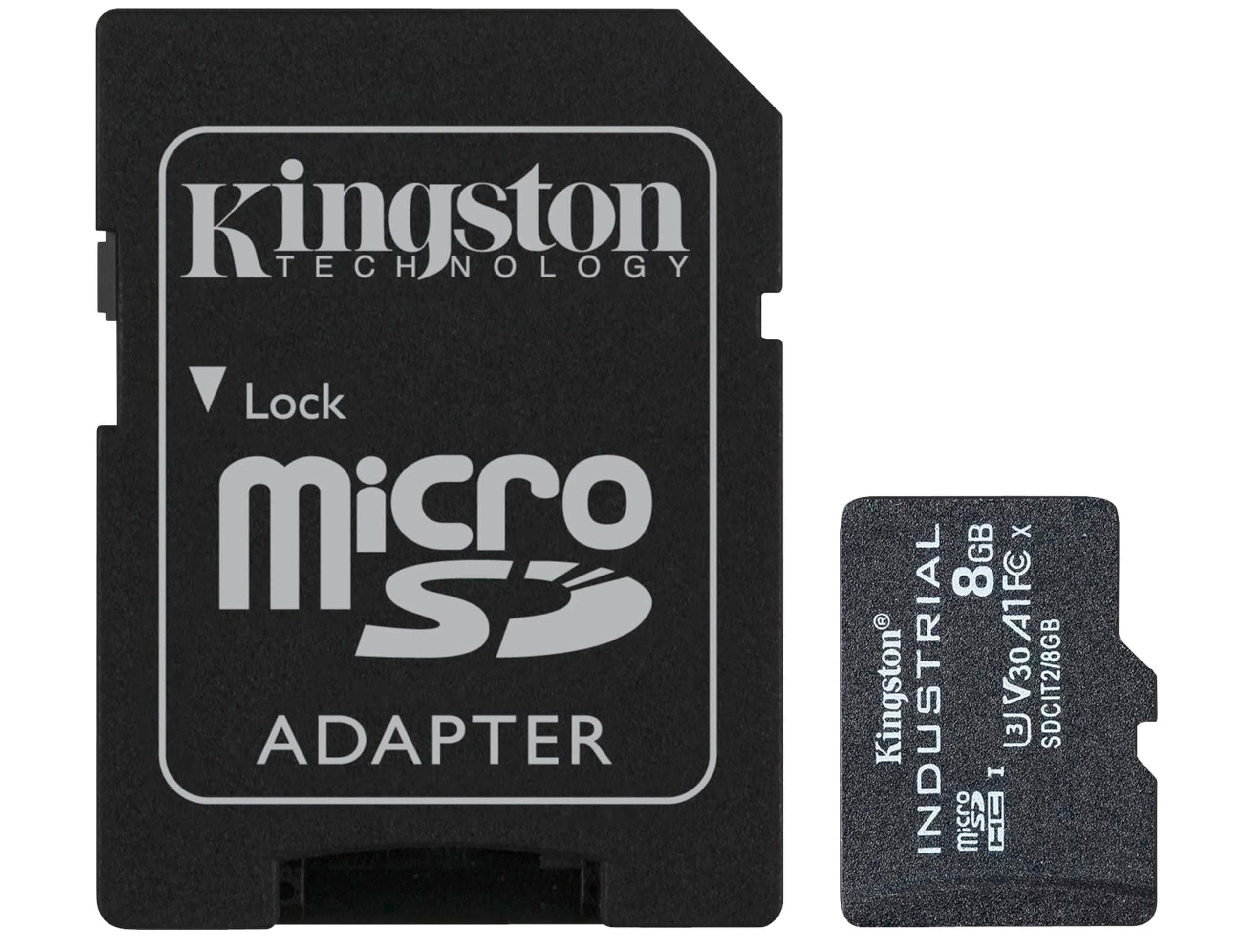 Карта памет Kingston Industrial microSDHC/SDXC 8GB, Class 10