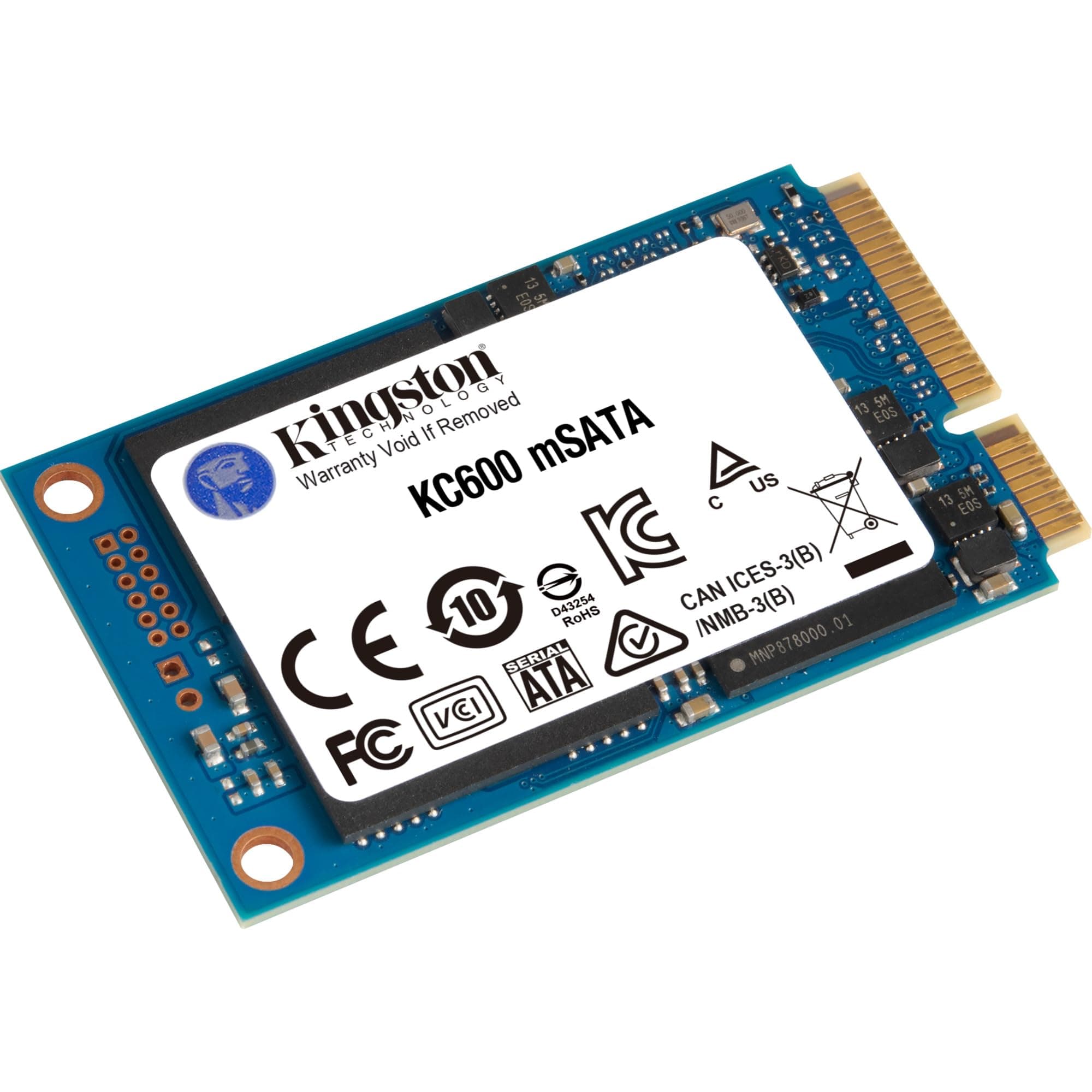 SSD KINGSTON KC600, 1024GB, mSATA