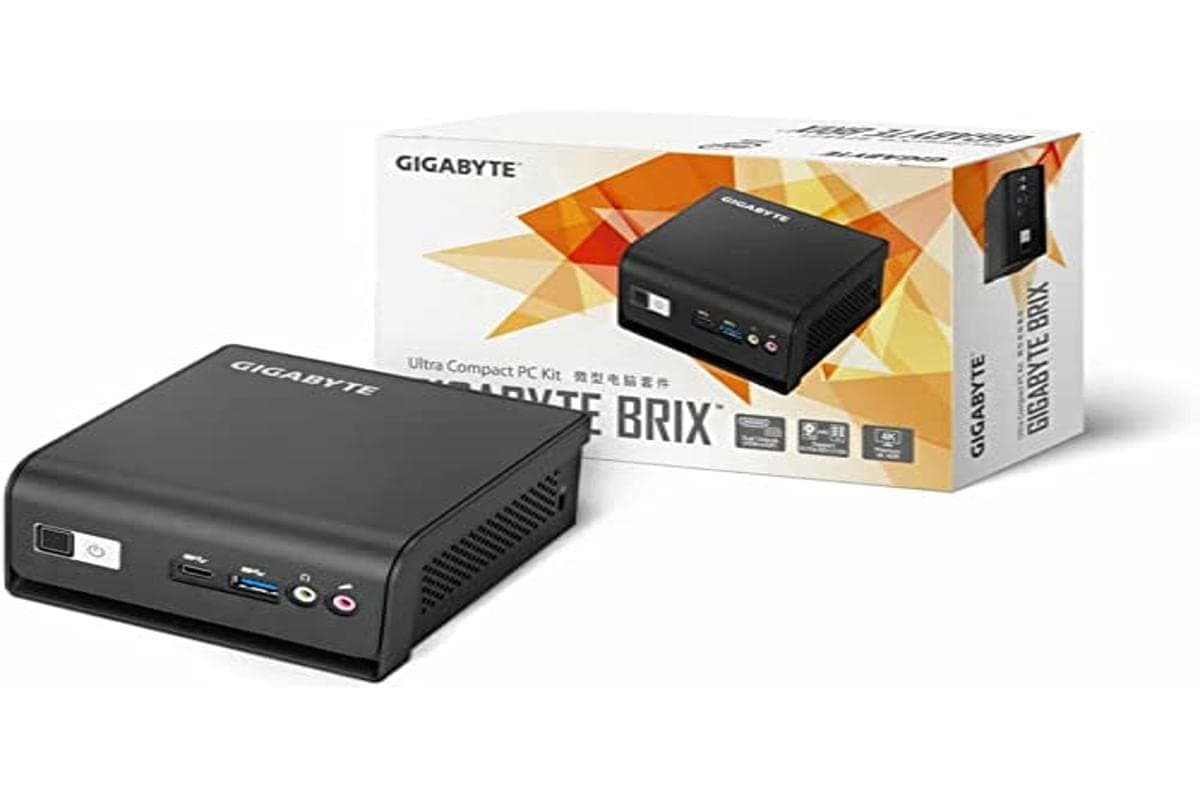Настолен компютър Gigabyte Brix Intel Celeron N5105 up to 2.8 GHz, 1 x SO-DIMM DDR4, m.2 SSD