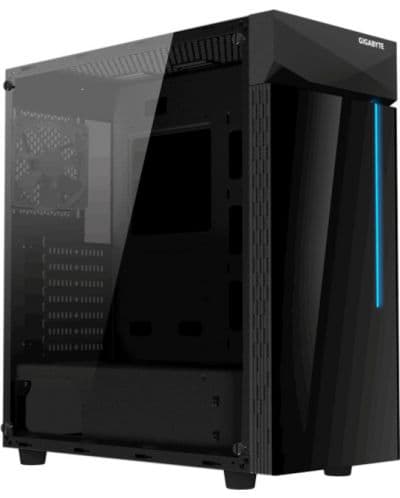 Кутия Gigabyte C200G RGB, Mid Tower, Черна