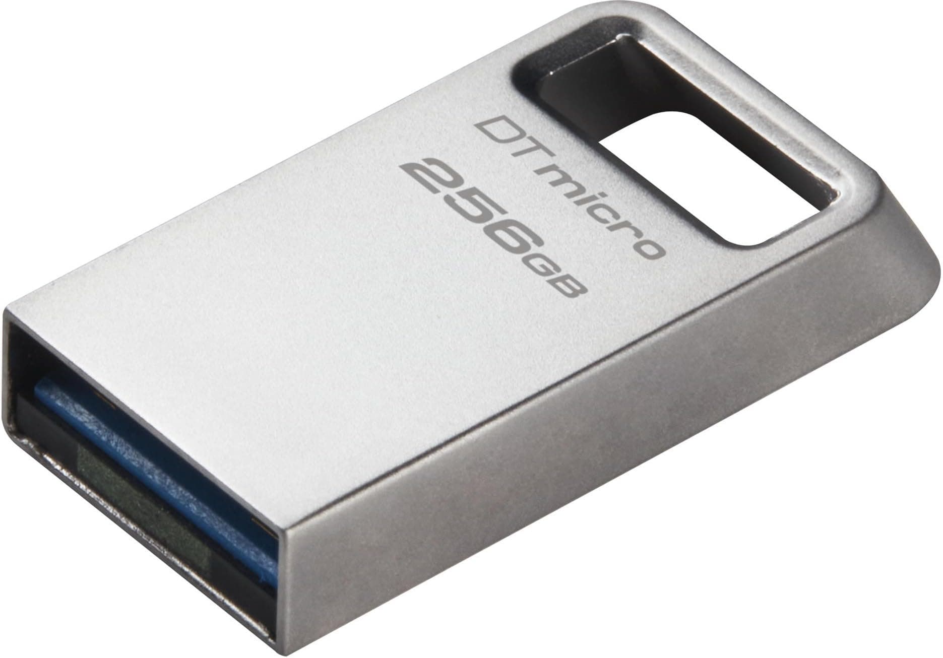 USB памет KINGSTON DataTraveler Micro, 256GB,USB-A 3.2 Gen 1, Сребрист