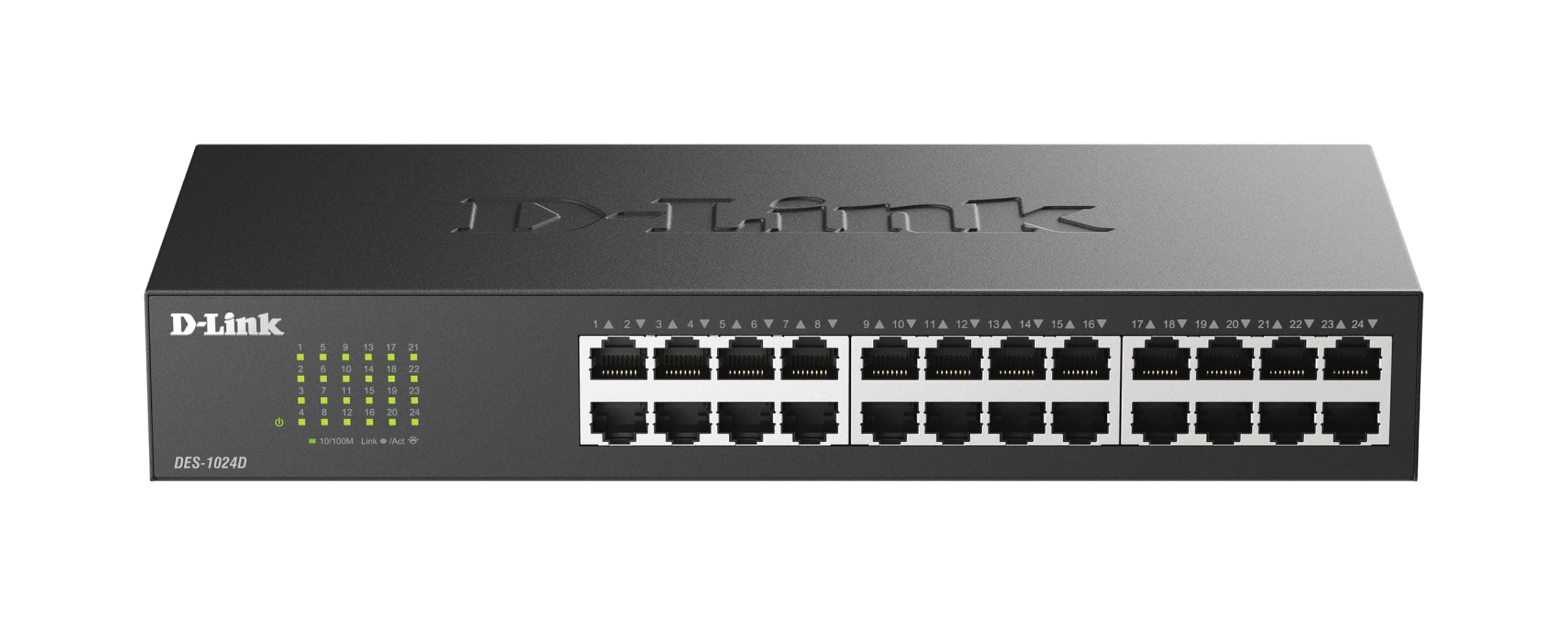 Суич D-Link DES-1024D/E, 24 портов 10/100, Desktop, rack mount