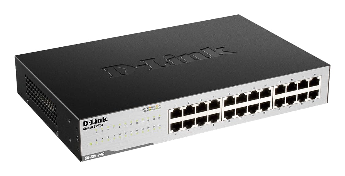 Суич D-Link GO-SW-24G/E, 24 портов 10/100/1000