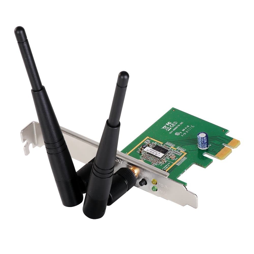 Безжичен PCI Express адаптер EDIMAX EW-7612PIN, Realtek, 2.4Ghz, 802.11n/g/b
