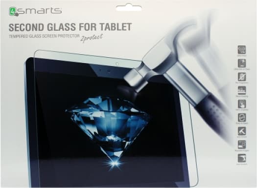 Калено стъклено защитно покритие за дисплея на Samsung Galaxy Tab S3 9.7 - 4smarts Second Glass (прозрачен)