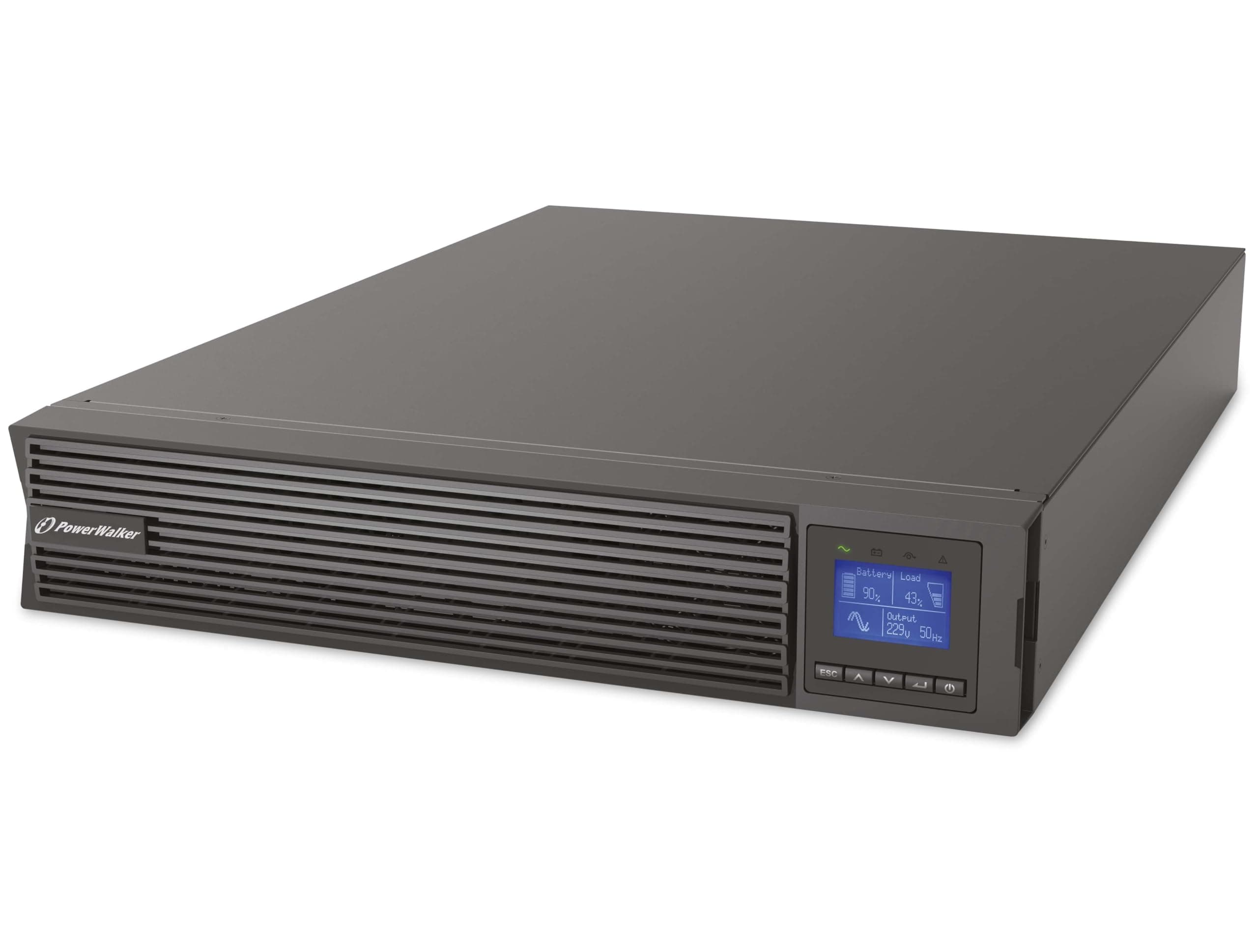 UPS POWERWALKER VFI 3000 ICR IoT PF1 3000VA/ 3000 W, On-Line