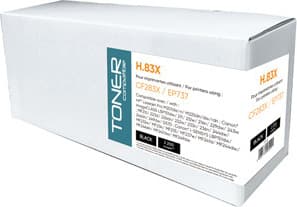 Тонер UPRINT CF283X, HP LJ Pro MFP M125 / M127/ M225/M201N, Canon 727/ 737- MF211/212/215/227/244, 2200k, Черен