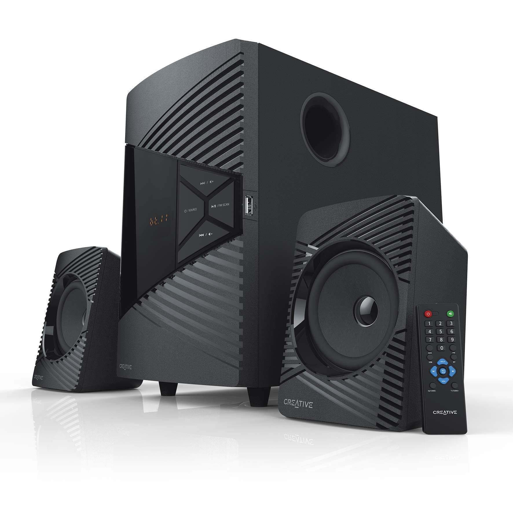 Озвучителна система 2.1 Creative SBS E2500,Bluetooth,FM, 30W, Черен