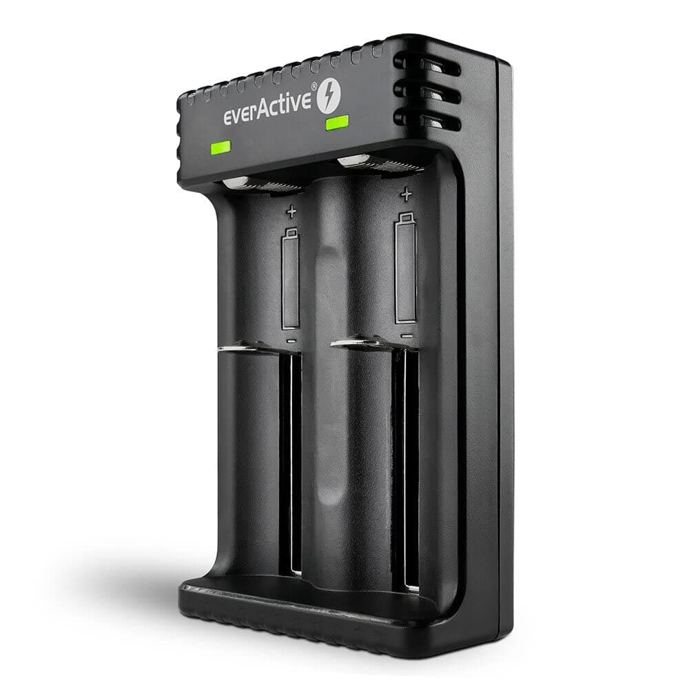 Зарядно устройство за LiIon батерии 3,7v CR18650,CR123,14500 2 гнезда USB micro LC-200 EverActive