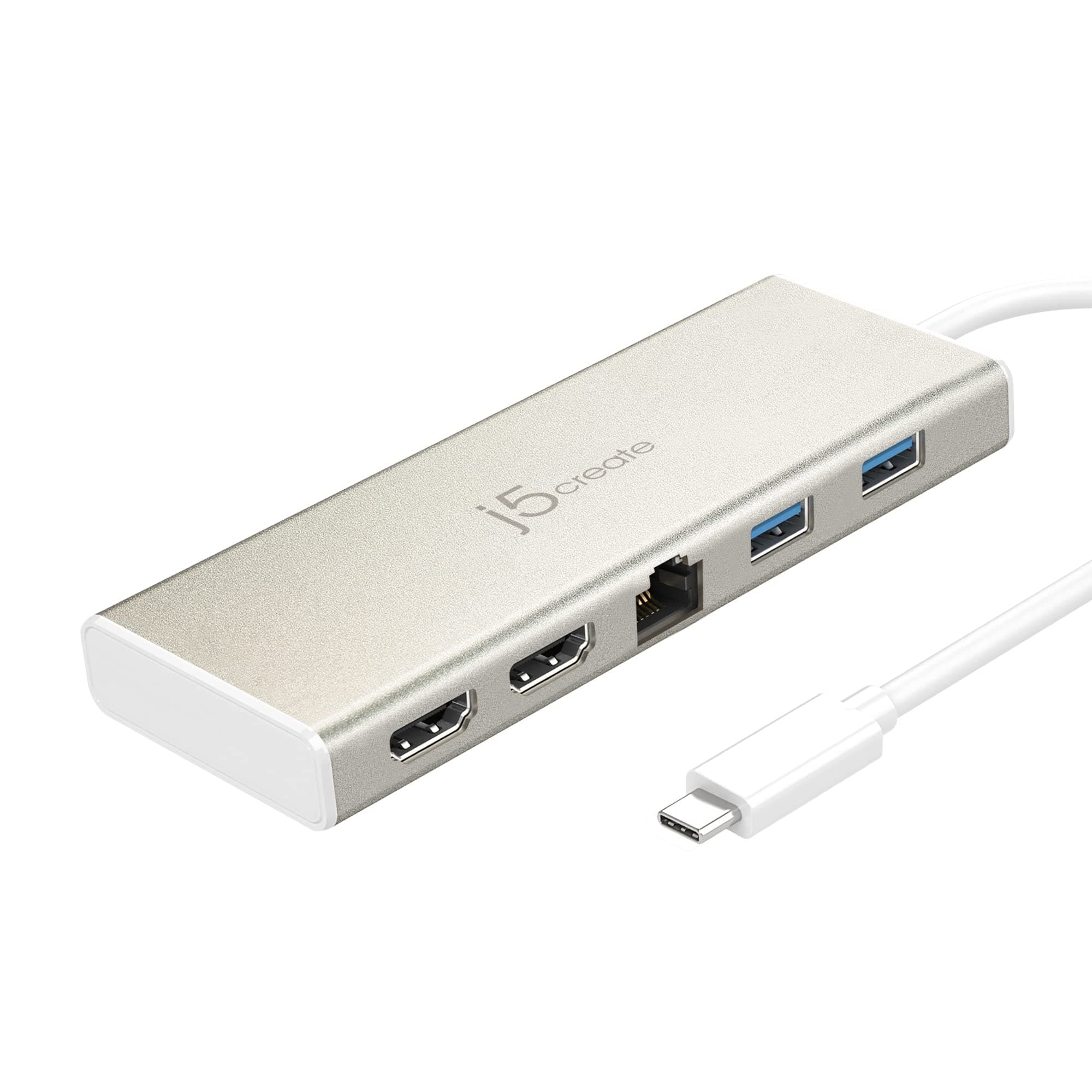 Докинг станция j5 create JCD381, USB-C, 2x HDMI, USB 3.1, PD 2.0, LAN