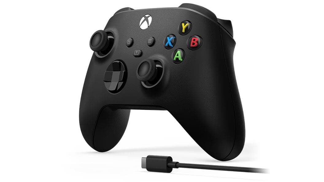 Геймърски контролер Microsoft Xbox + Type-C кабел Black