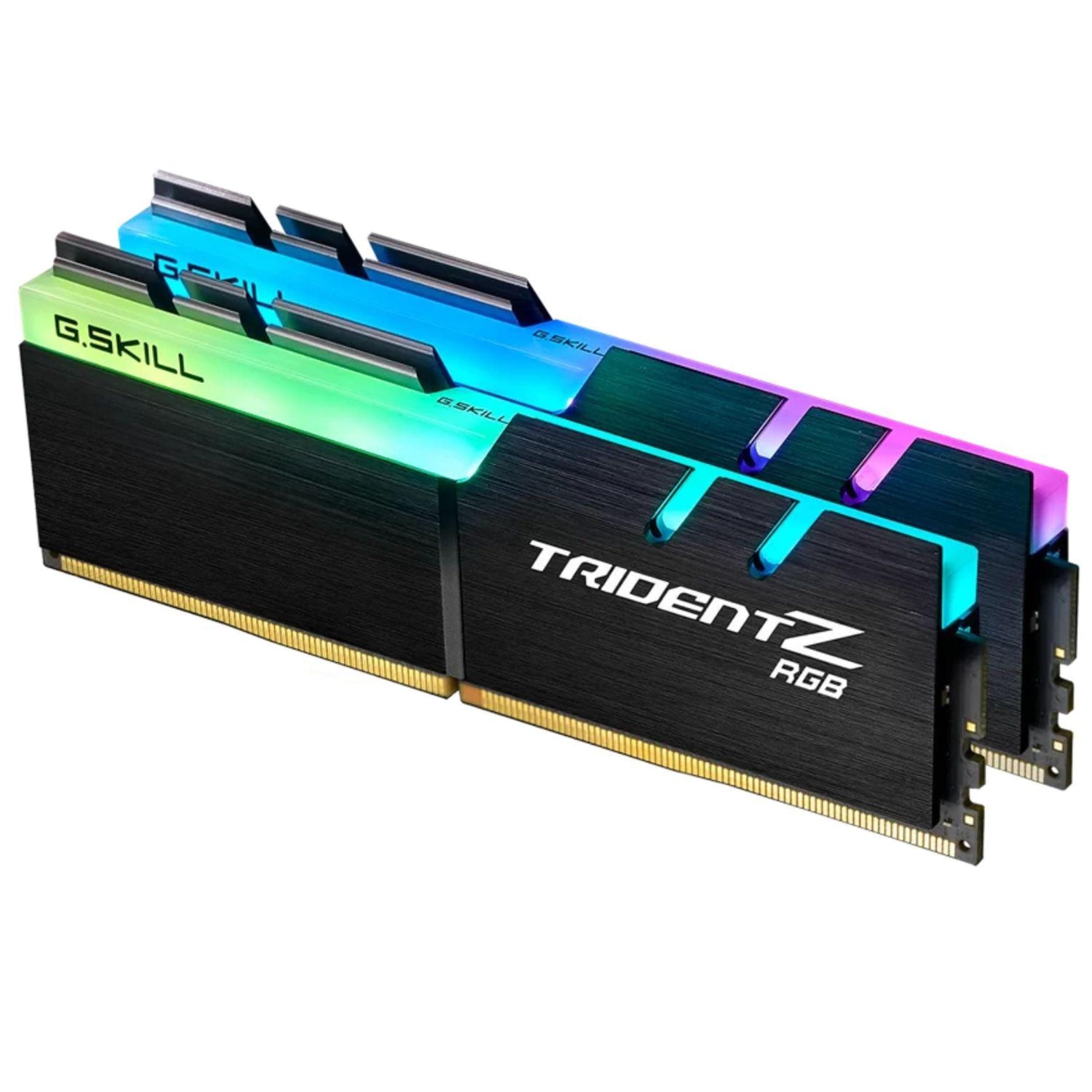 Памет G.SKILL Trident Z RGB 32GB(2x16GB) DDR4 3200MHz F4-3200C16D-32GTZR