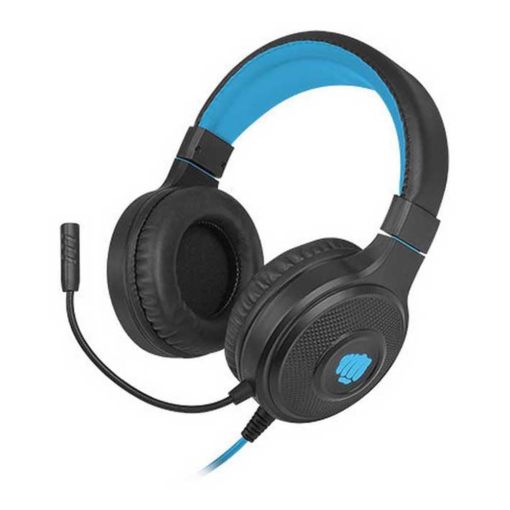 Слушалки Fury Warhawk RGB, микрофон, контрол на звука, 2x 3.5 жак, черни, Гейминг