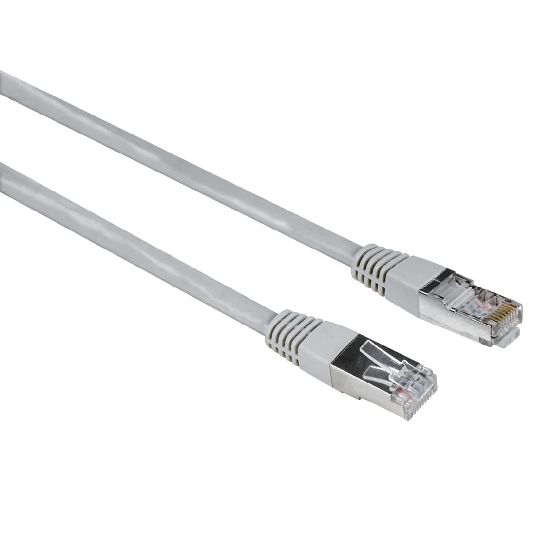 Мрежов кабел HAMA, CAT 5e, FTP/UTP, RJ-45 - RJ-45, 3 m, екраниран, сив, булк опаковка