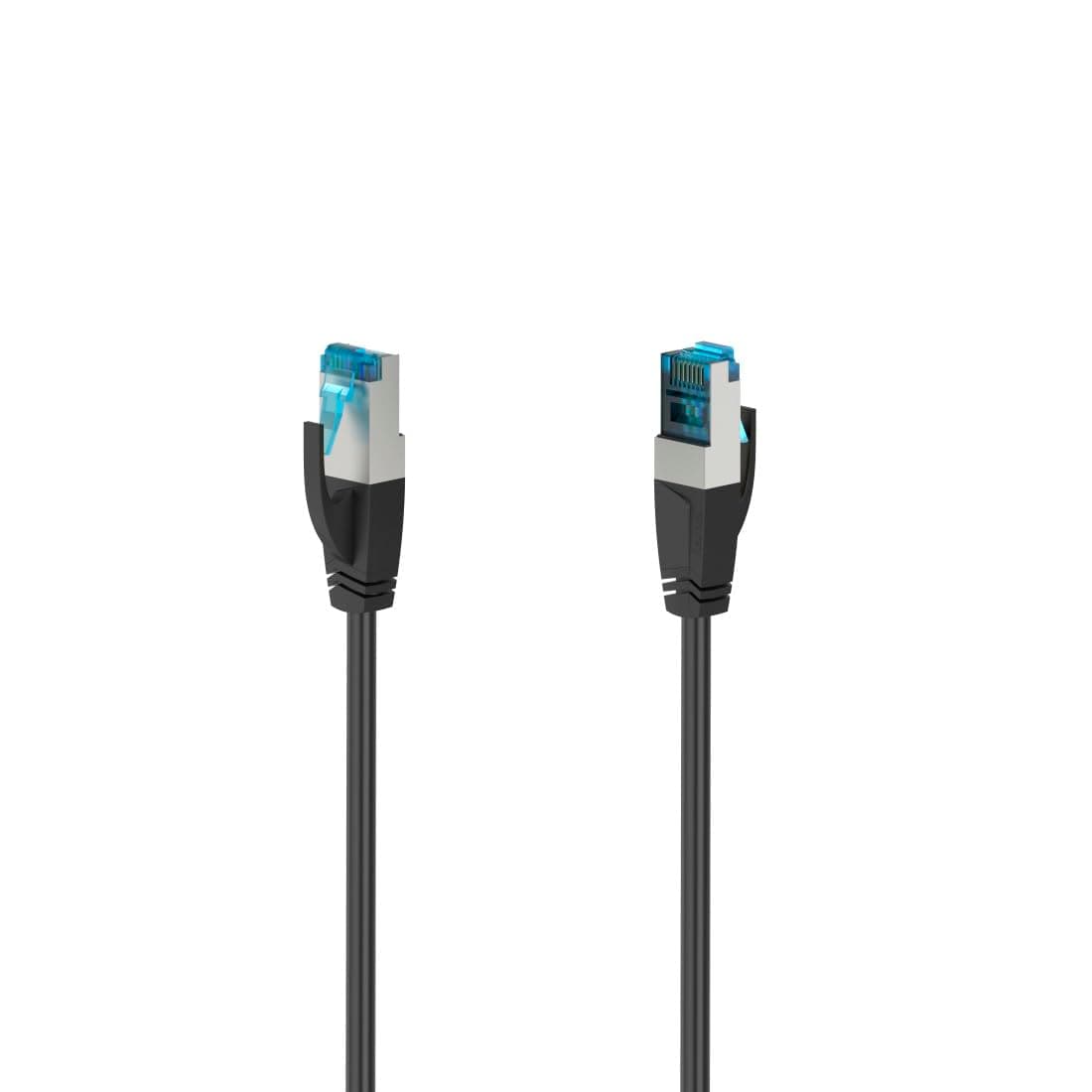 Мрежов пач кабел HAMA S/FTP, CAT 6a, RJ-45 - RJ-45, 10Gbit/s, 1.5 m, Черен