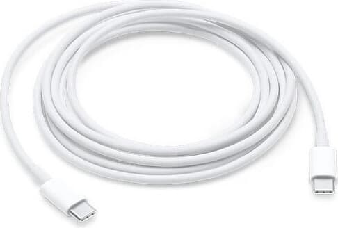 Кабел Apple MU2G3ZM/A, от USB-C (м) към USB-C (м), 2m, 240W, бял