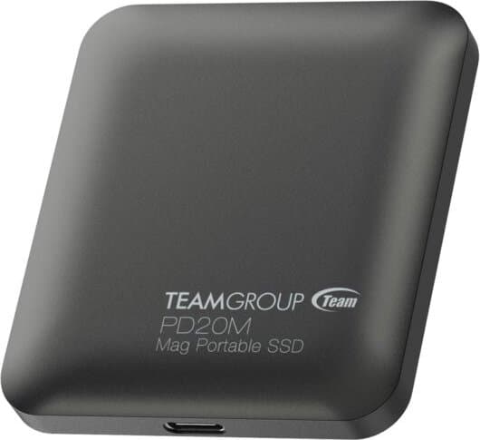 Team Group PD20M Mag Portable SSD 1TB, Titanium Gray